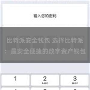 比特派安全钱包 选择比特派：最安全便捷的数字资产钱包