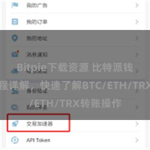 Bitpie下载资源 比特派钱包转账教程详解，快速了解BTC/ETH/TRX转账操作