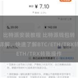 比特派安装教程 比特派钱包转账教程详解，快速了解BTC/ETH/TRX转账操作