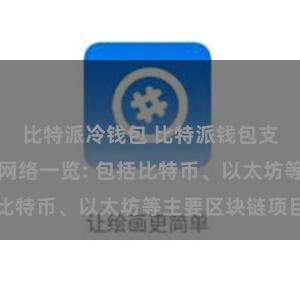 比特派冷钱包 比特派钱包支持的区块链网络一览: 包括比特币、以太坊等主要区块链项目