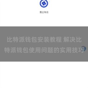 比特派钱包安装教程 解决比特派钱包使用问题的实用技巧