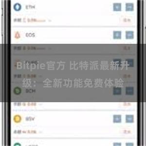 Bitpie官方 比特派最新升级：全新功能免费体验