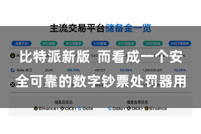比特派新版 而看成一个安全可靠的数字钞票处罚器用