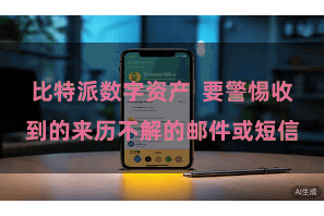 比特派数字资产  要警惕收到的来历不解的邮件或短信