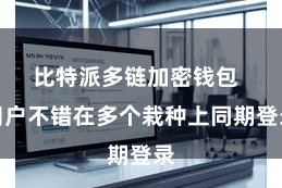 比特派多链加密钱包  用户不错在多个栽种上同期登录