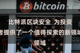 比特派区块安全  为投资者提供了一个值得探索的新领域