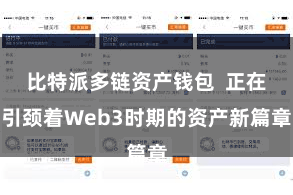 比特派多链资产钱包  正在引颈着Web3时期的资产新篇章